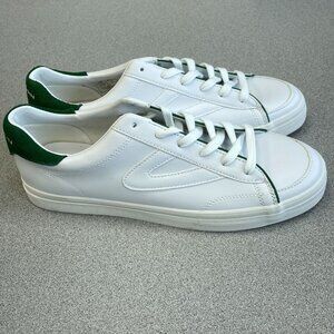 NEW Tretorn Swerve Men's Size 10 White & Green Sneakers Low top